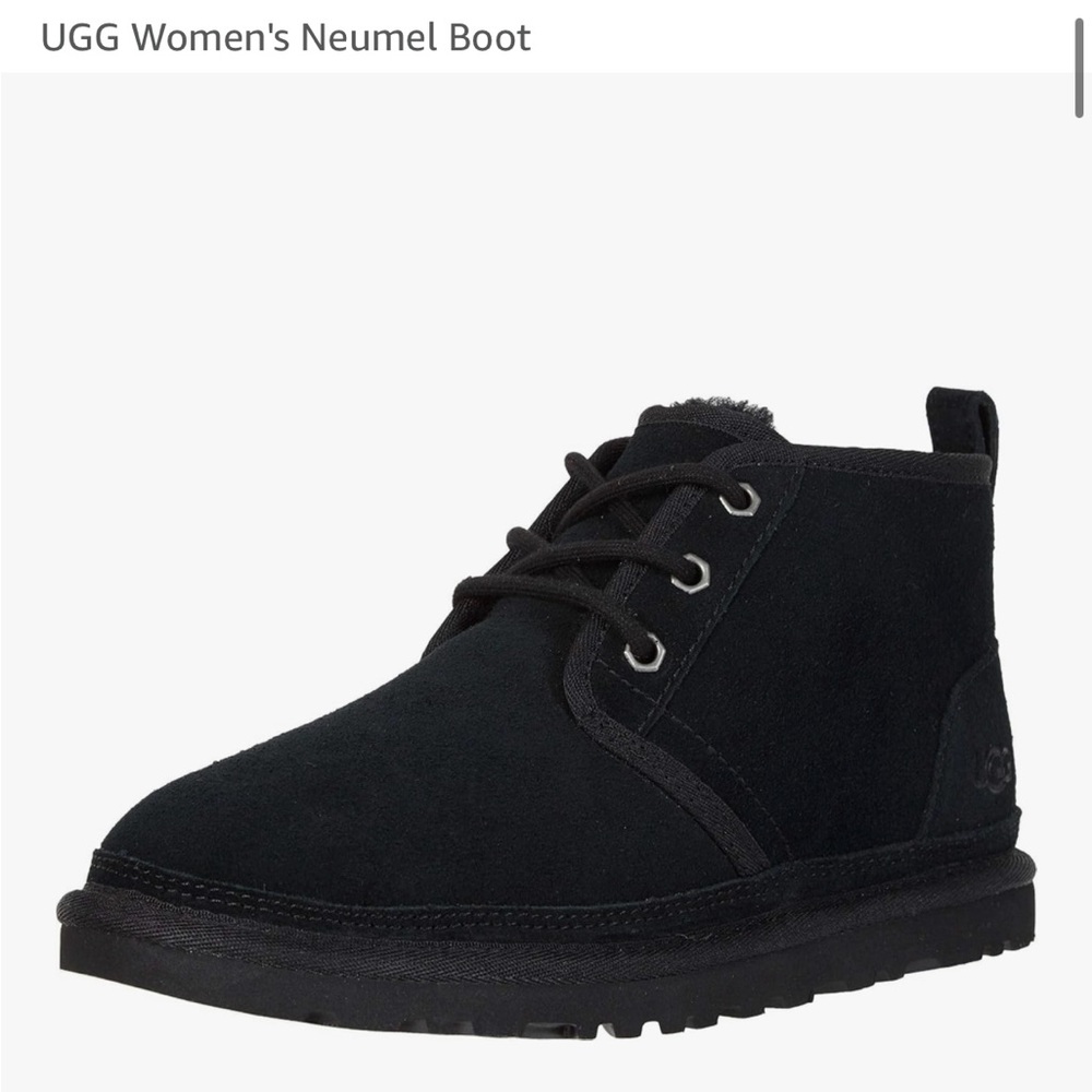 Uggs- Woman black tie Uggs